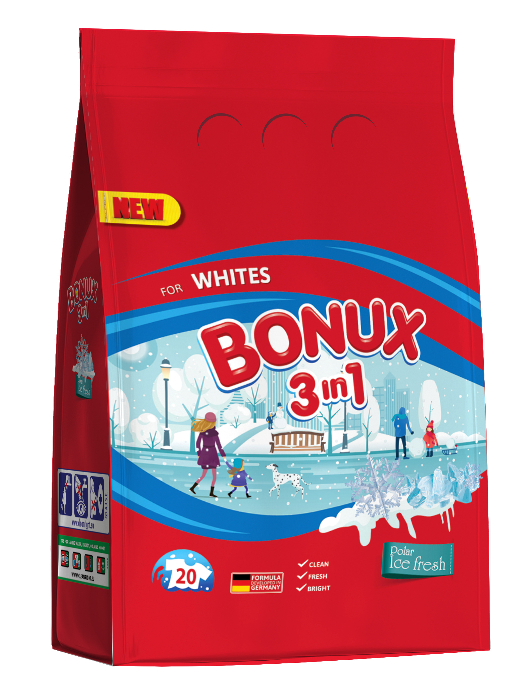 Bonux 1,5kg 20dávek Polar Ice Fresh