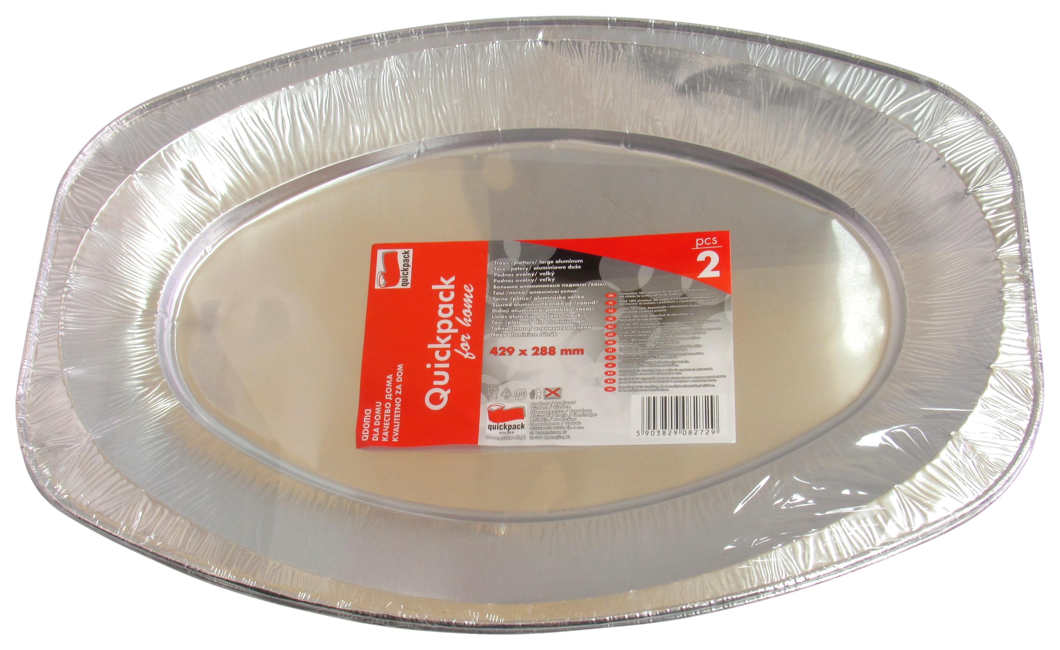 Podnos ovál.Q119 velký 43x29cm 2ks