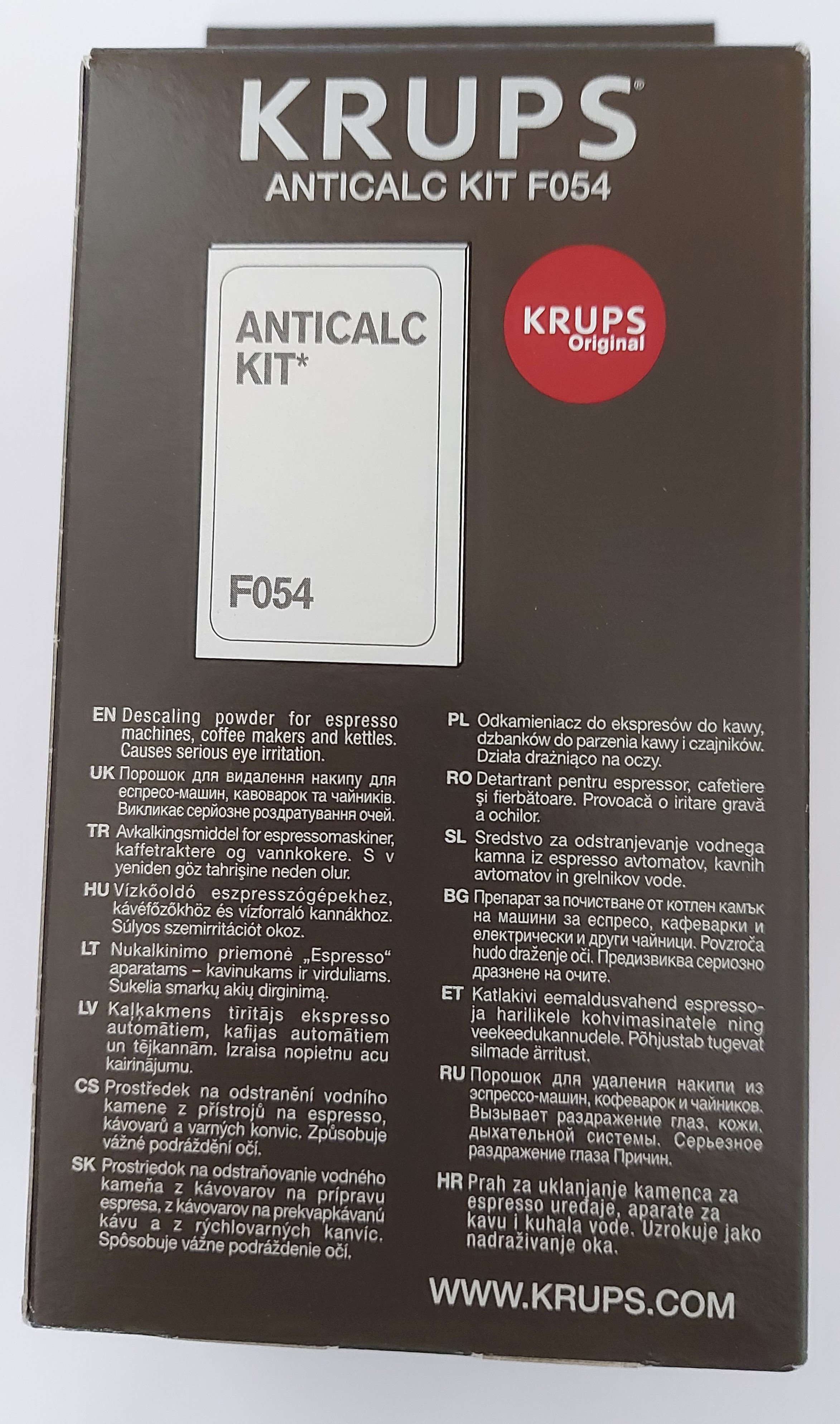 Odvápňovací přípravek KRUPS F054