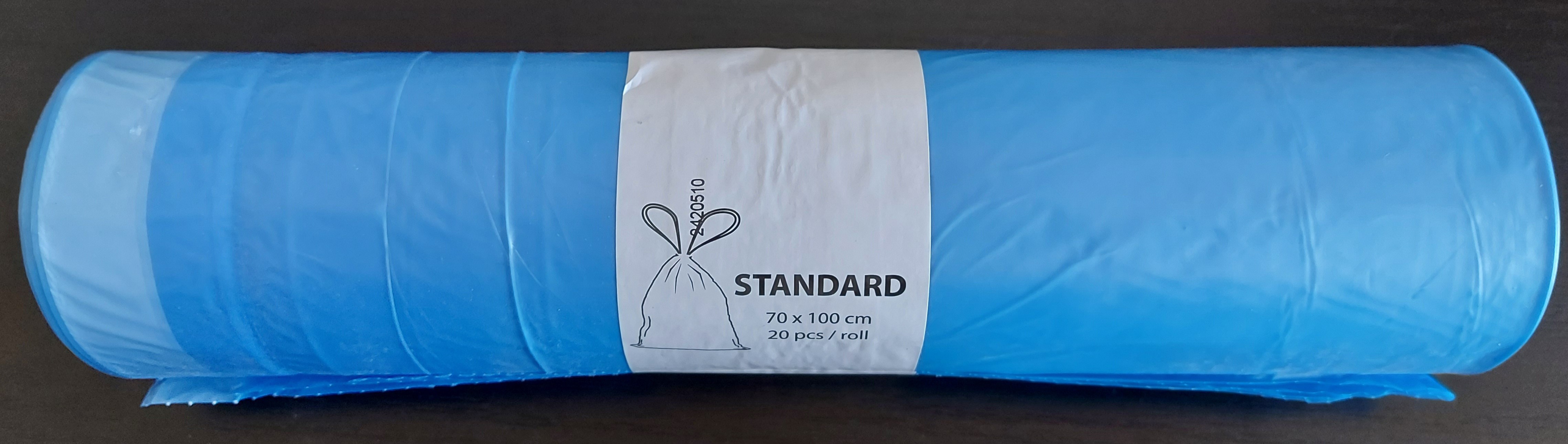 Pytle na odpad zatah.120l/20ks modré Alufix