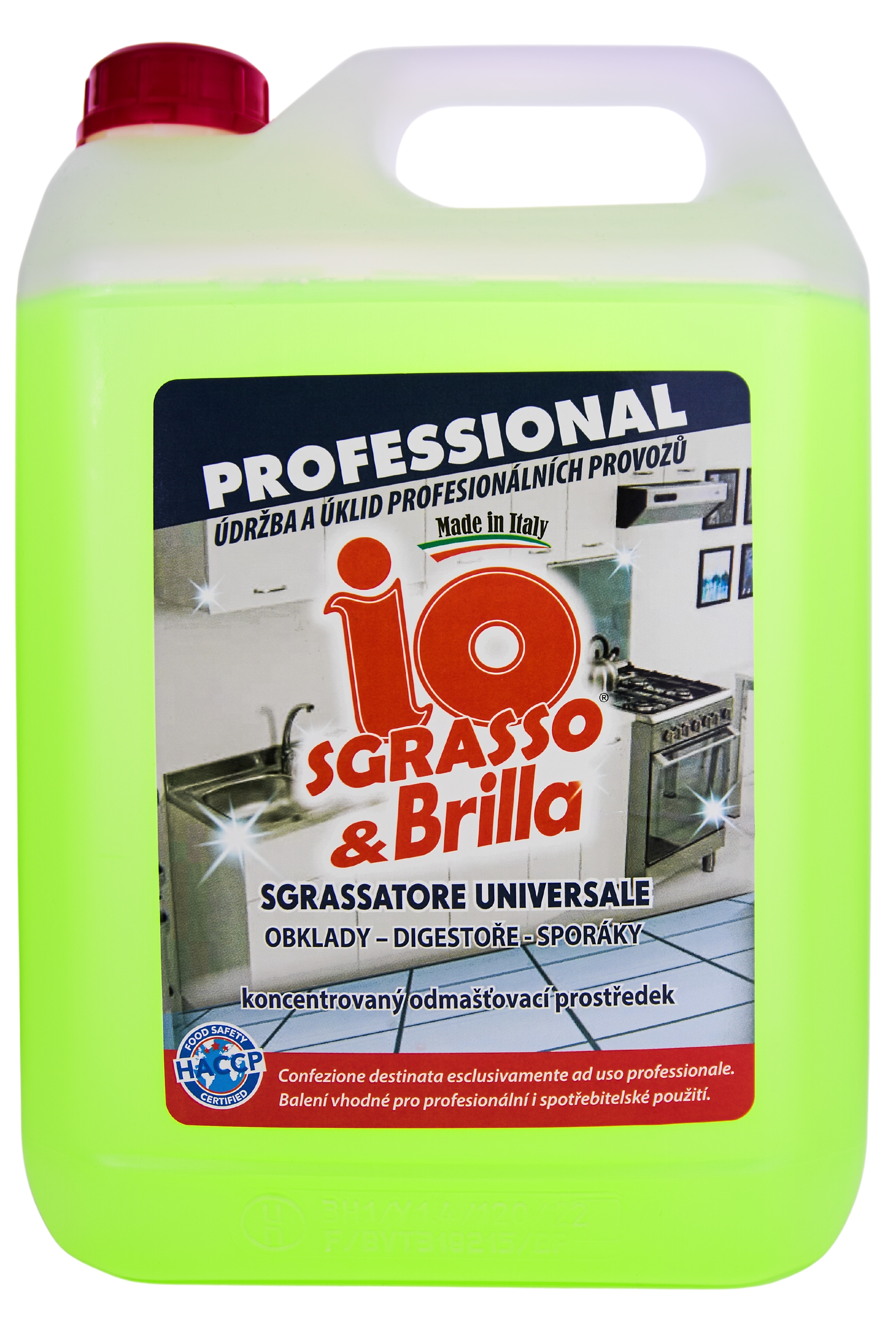 IO Sgrasso&Brilla 5l odmašťovač 0470IO