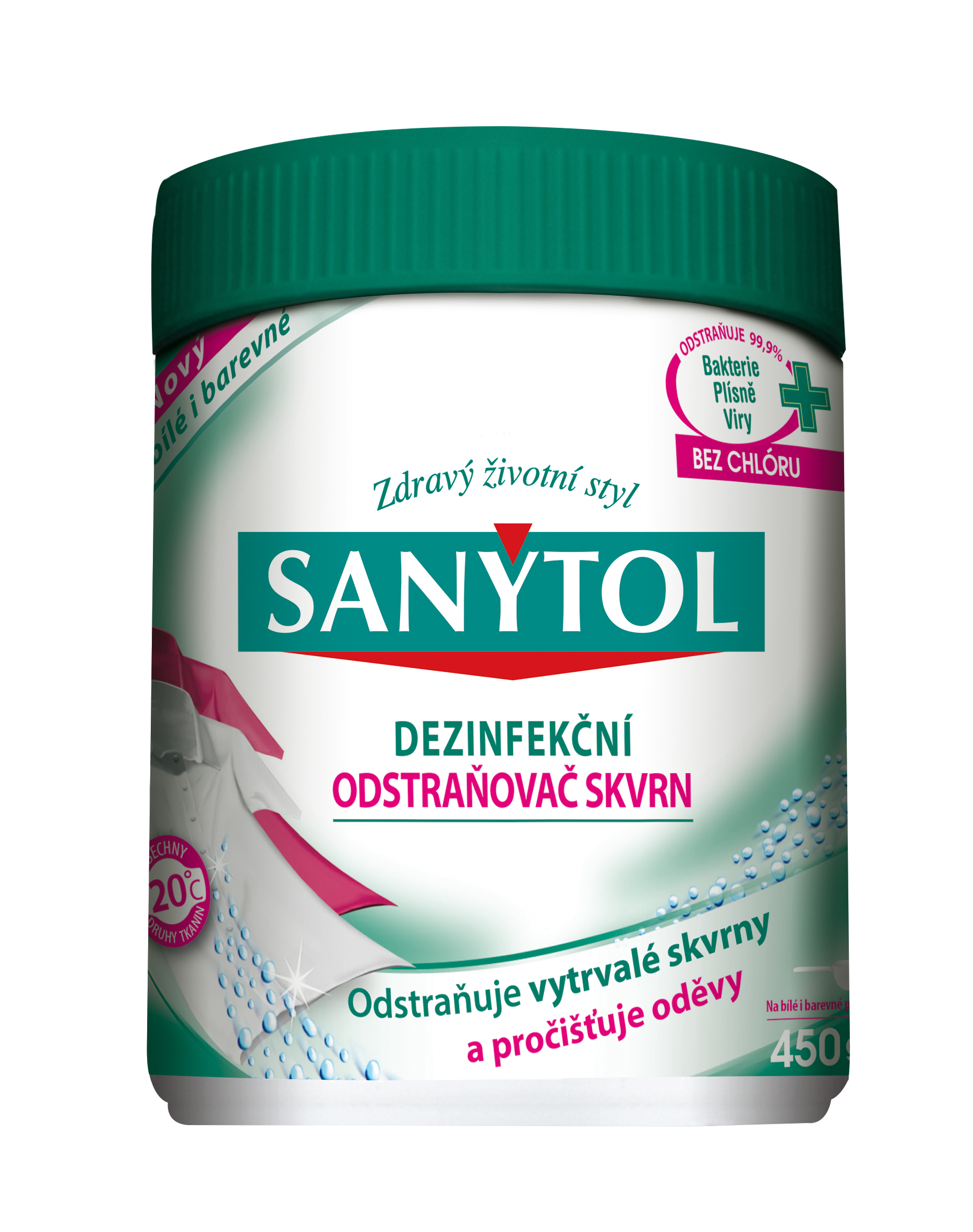Sanytol dezinfekční odstraňovač skvrn 450g