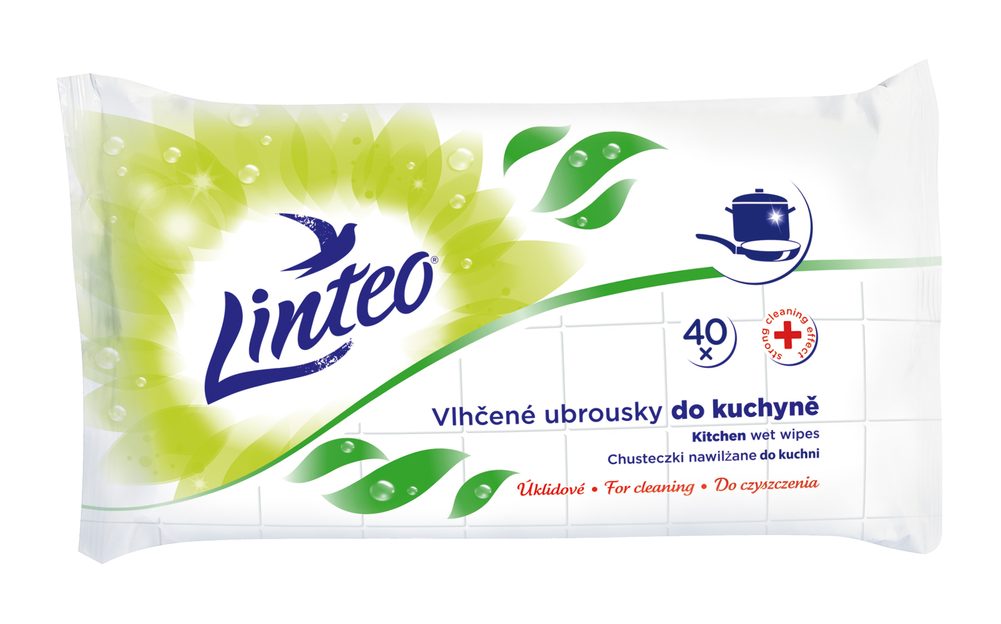 Vlhčené ubr. Linteo do kuchyně 40ks