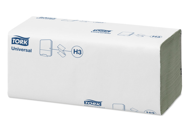 Ručníky Z-Z  TORK UNIV.1vr. Zelené 290135