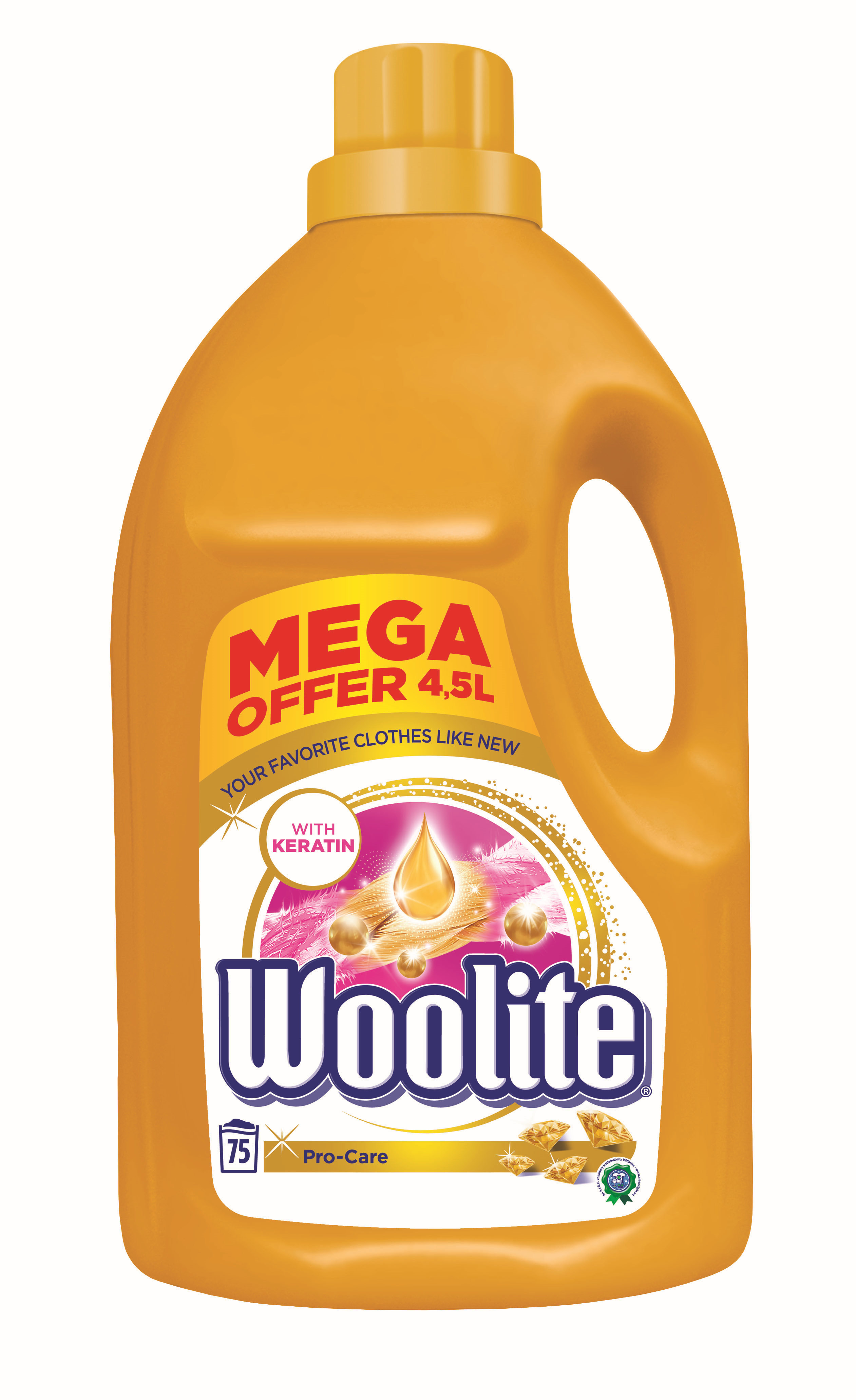 Woolite 4,5l Pro-care s keratinem