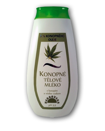 Herbavera Konopné tělové mléko 400ml