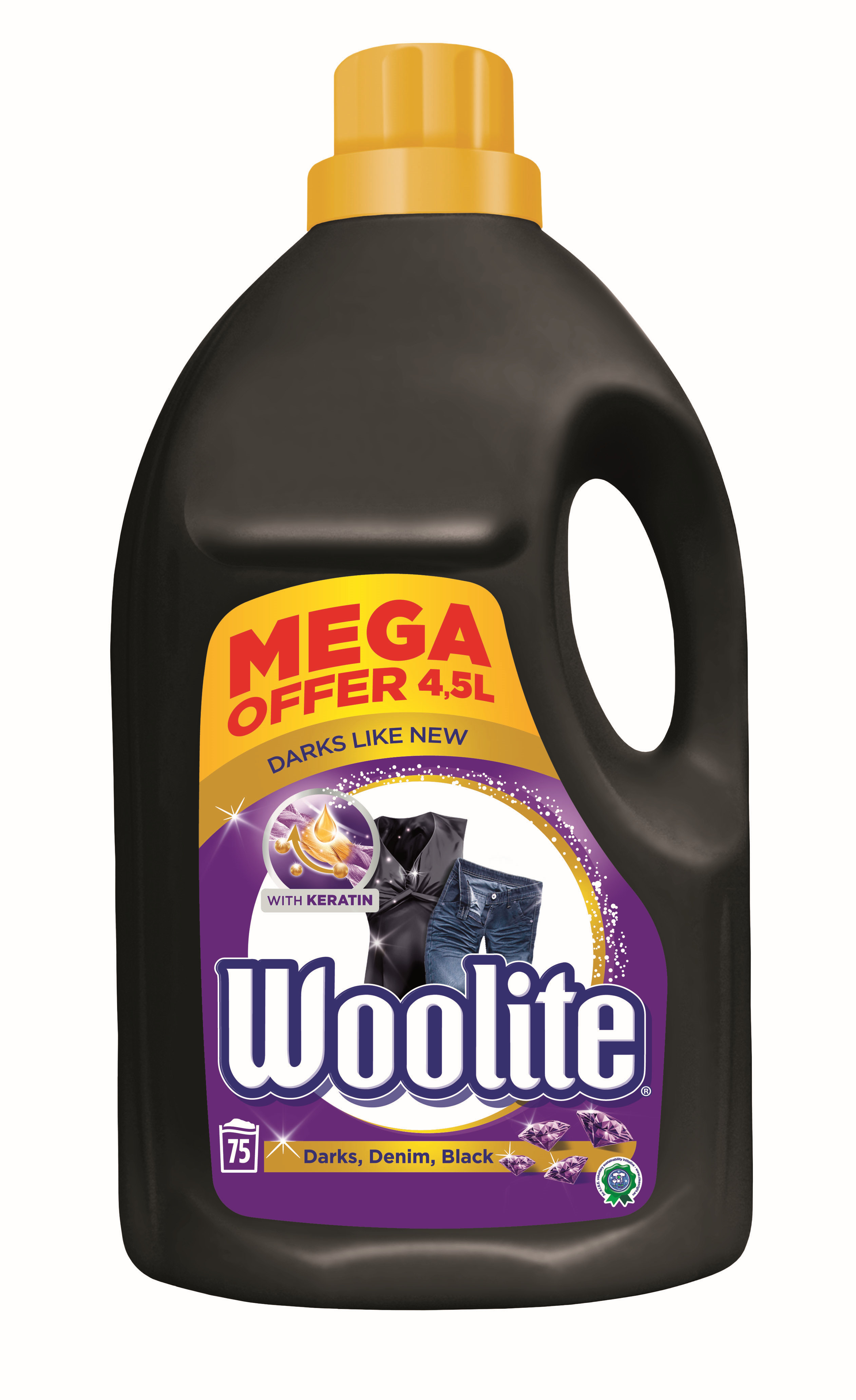 Woolite 4,5l Keratin Dark