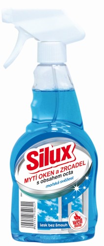 *Silux na okna a zrcadla s octem 500ml