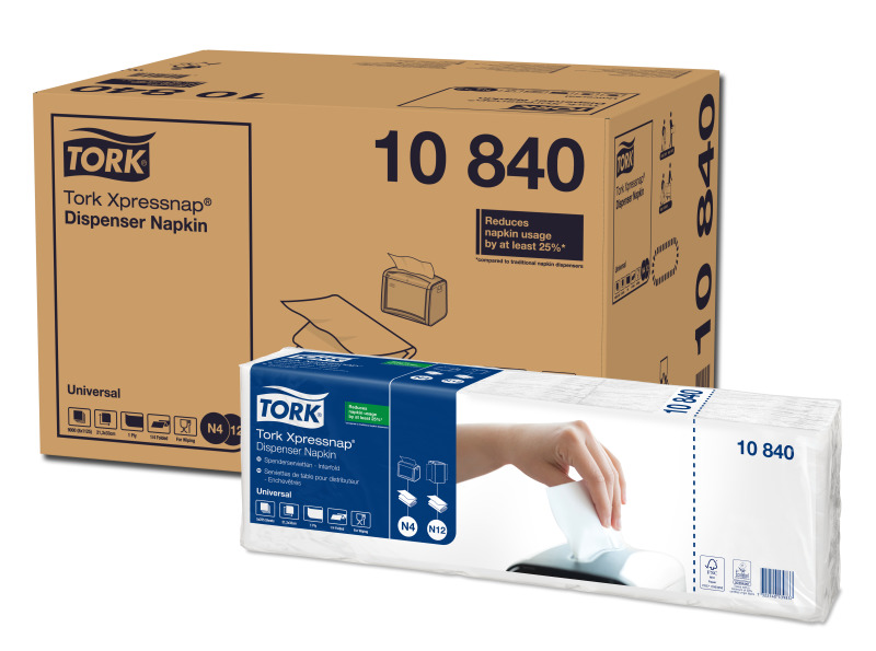 Ubrousky Tork 10840 Xpressnap 1vrs.9000 ks do zásobníku