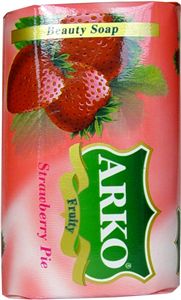 *Arko mýdlo Fruity Strawberry 100 g- růž.