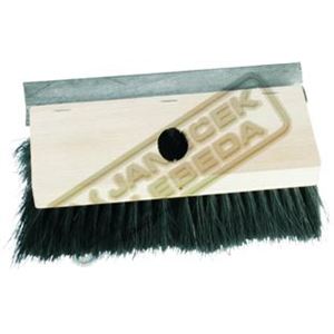 Kartáč na okna autobusu s gumovou lištou