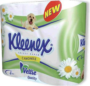 Toal.pap.Kleenex 4ks Heřmánek