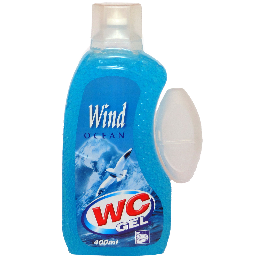 Wind WC gel do závěsu Oceán 400ml+košík