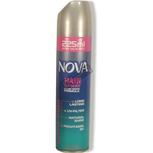 Nova lak na vlasy extra 225ml růž.