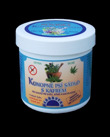 *Konopné psí sádlo s kafrem 250ml