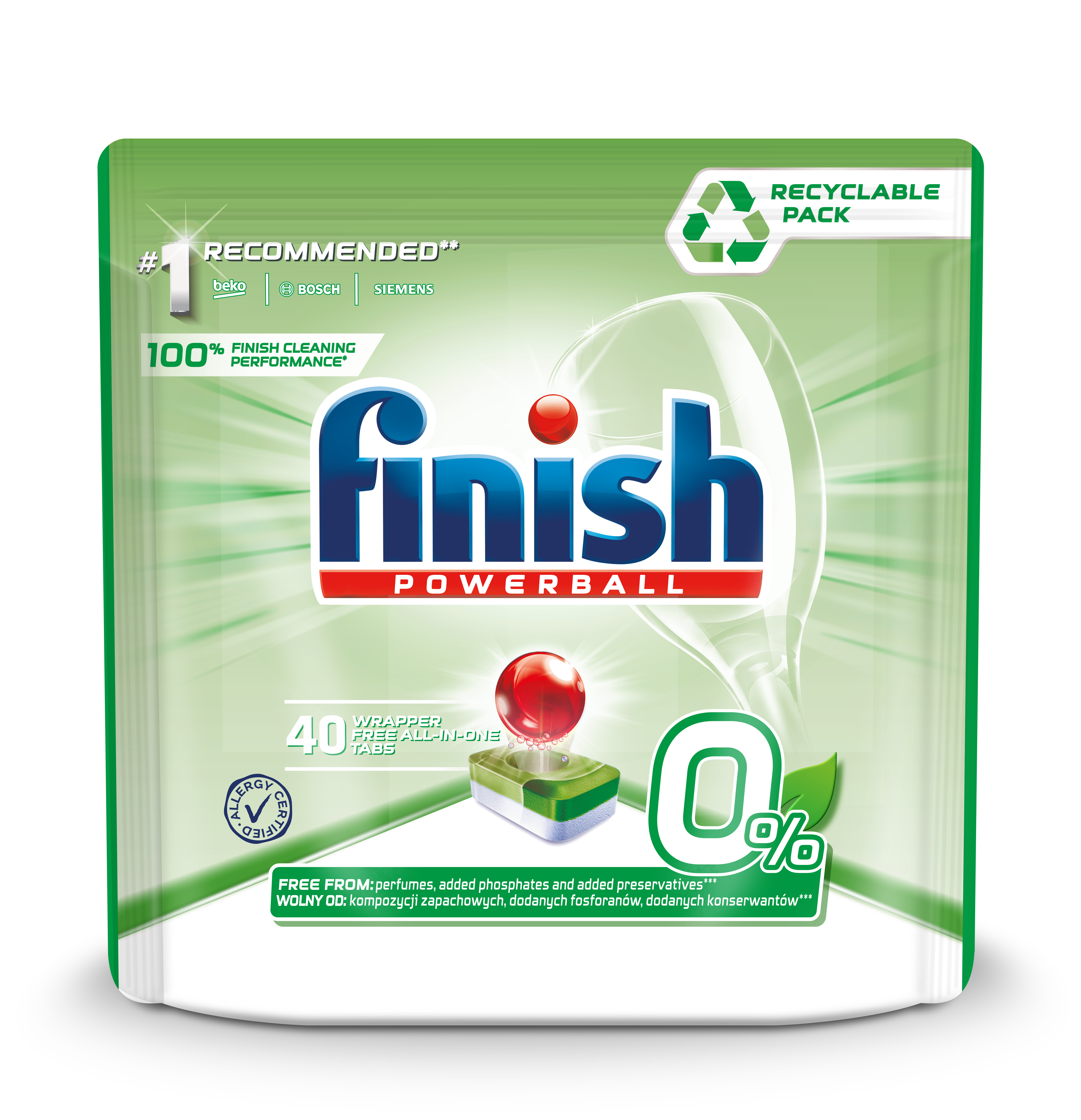 Finish Eco tablety 0% 40ks