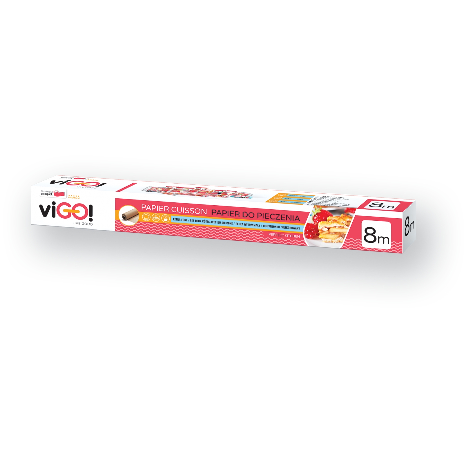 VIGO Papír na pečení 8m 38cm,Q029,hnědý