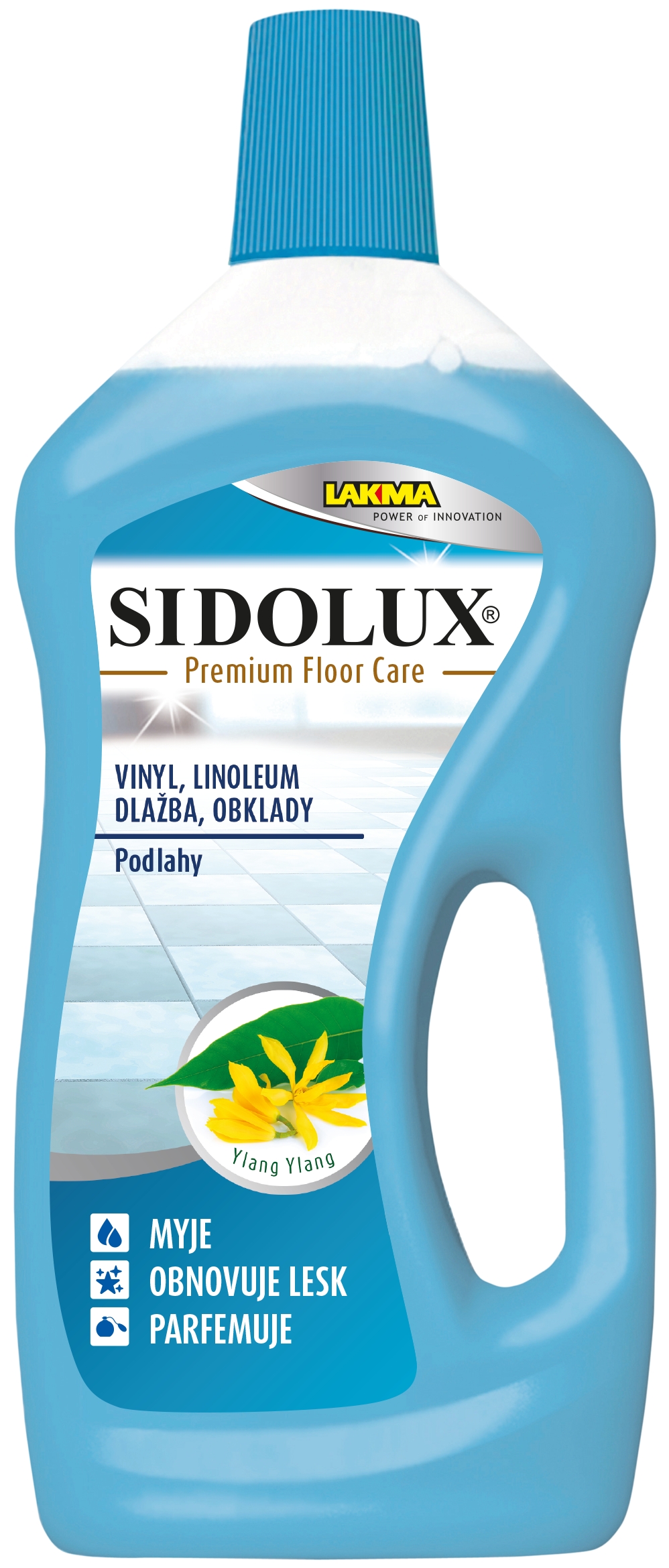 Sidolux Premium mytí PVC, lina a dlažby 750ml - Ylang-Ylang