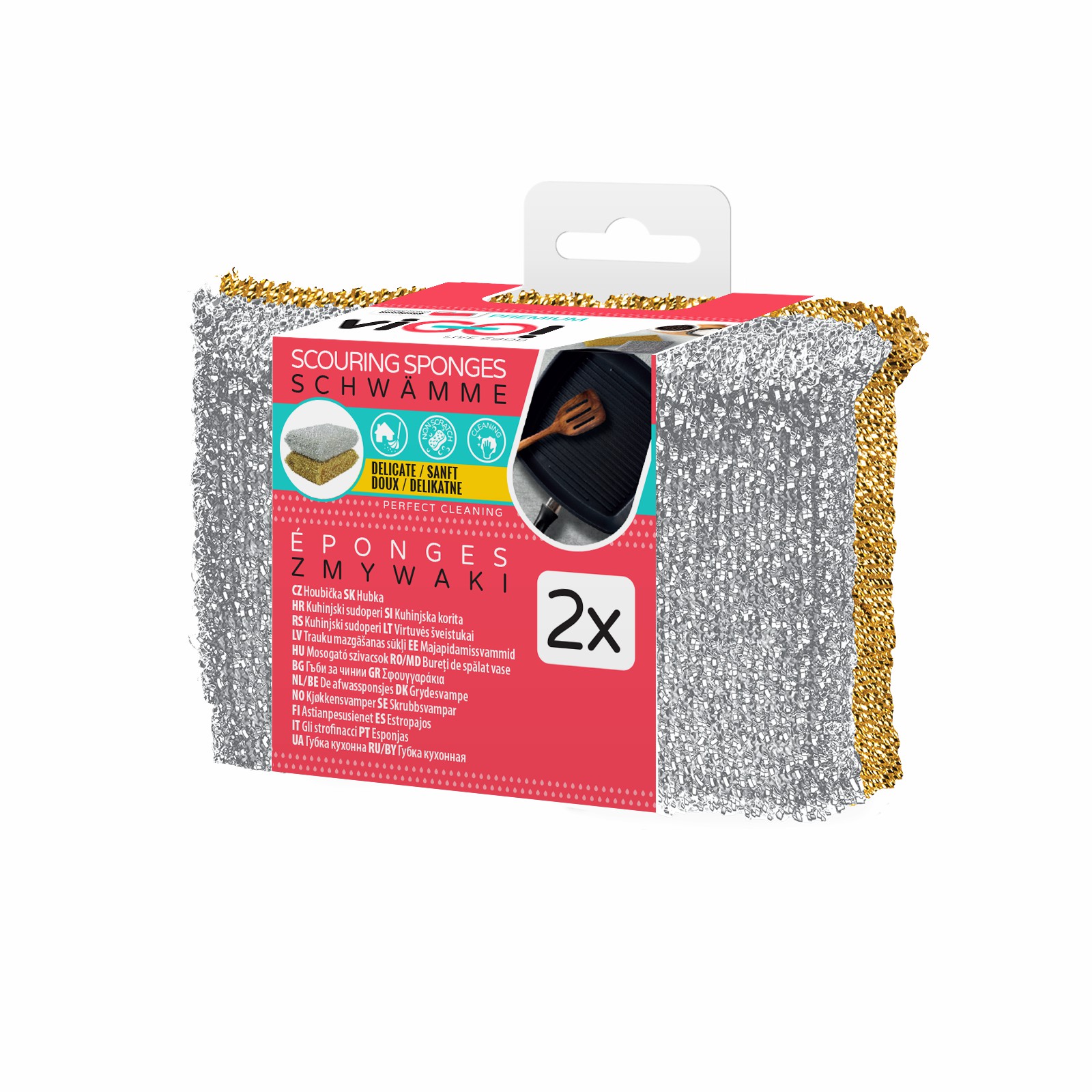 Vigo houbičky drátěné  2 ks, 11x7,5x3 cm