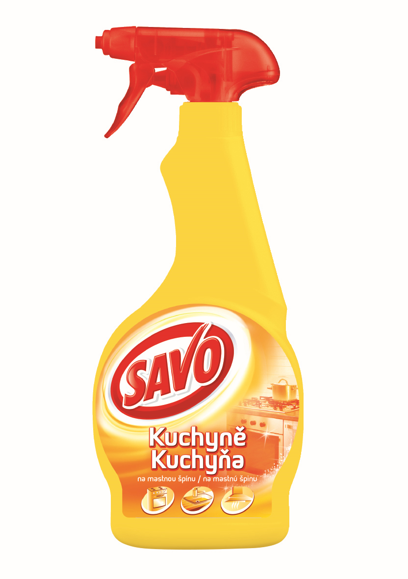Savo čistič kuchyně bez chloru 500 ml pump.