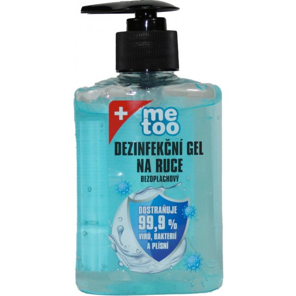 ME TOO dezinfekční gel na ruce 250ml s pumpičkou
