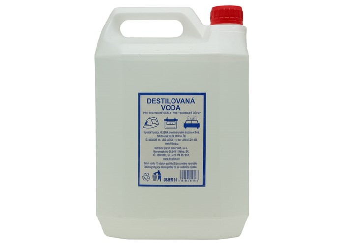 Destilovaná voda 5L Hlubna