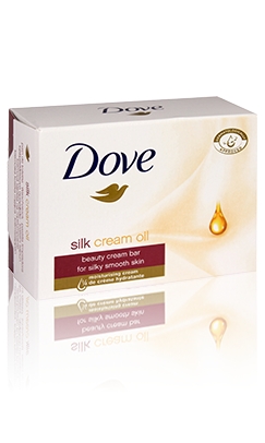 *Dove Cream Bar Silk Oil  mýdlo 100g
