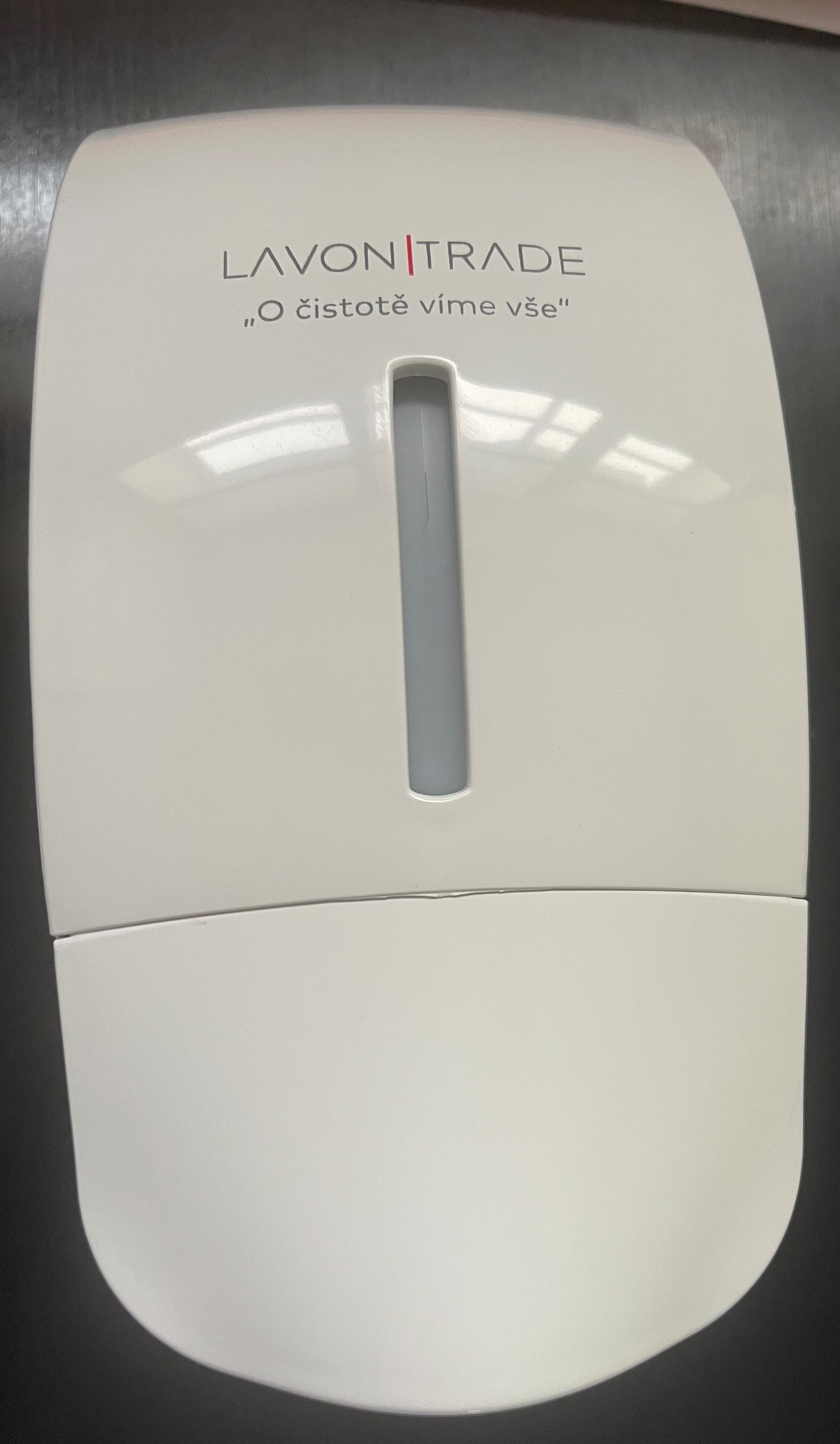 Dávkovač na tekuté mýdlo bílý 900ml Lavon