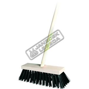 Kartáč silniční 30cm s holí 140cm, 9cm vlákno