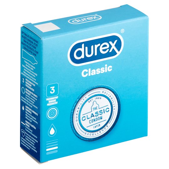 Durex Prezervativ Classic 3ks