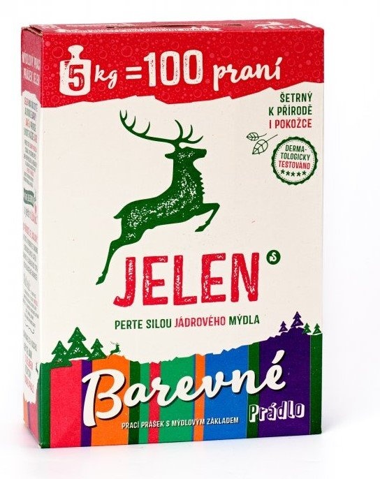 Jelen prací prášek na barevné 5kg