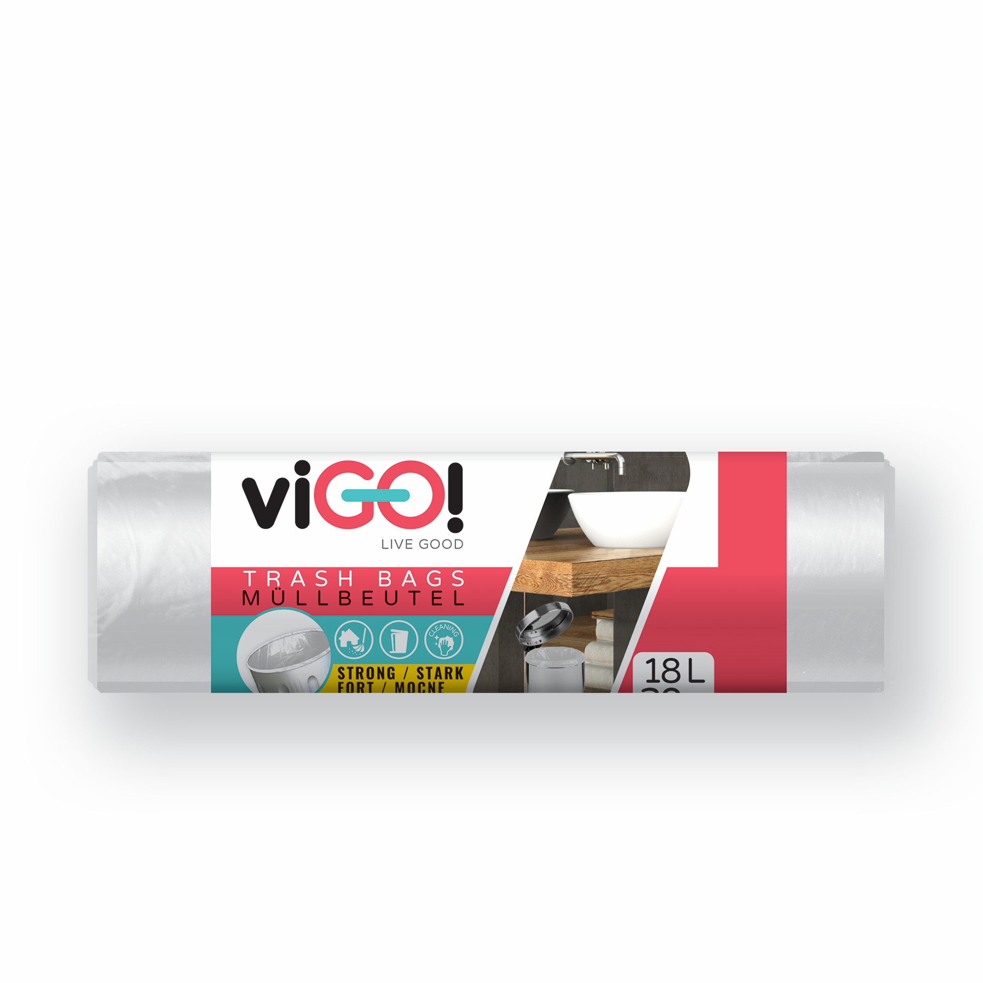 Vigo pytle do odp.košů HD Q046 18l/30 ks bílé