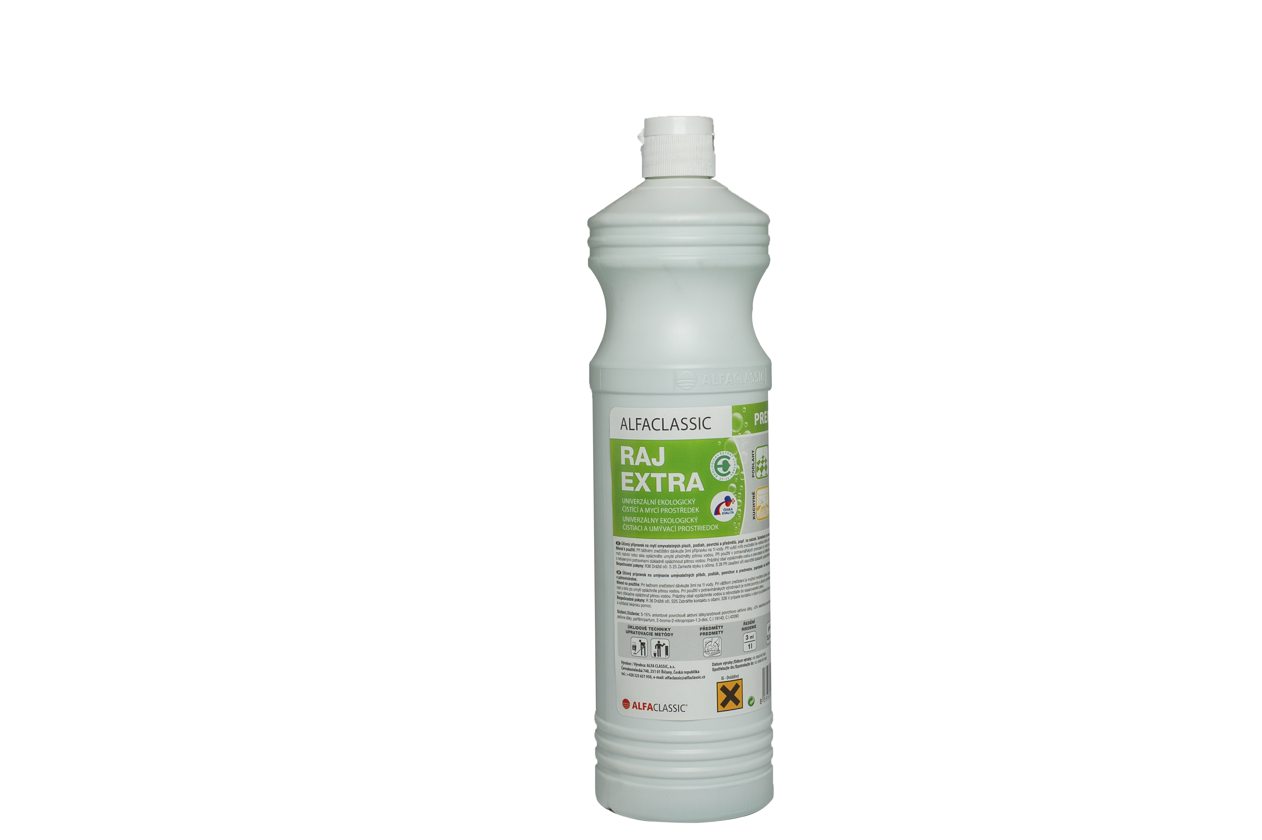 Raj Extra Premium, čistící a mycí 1l