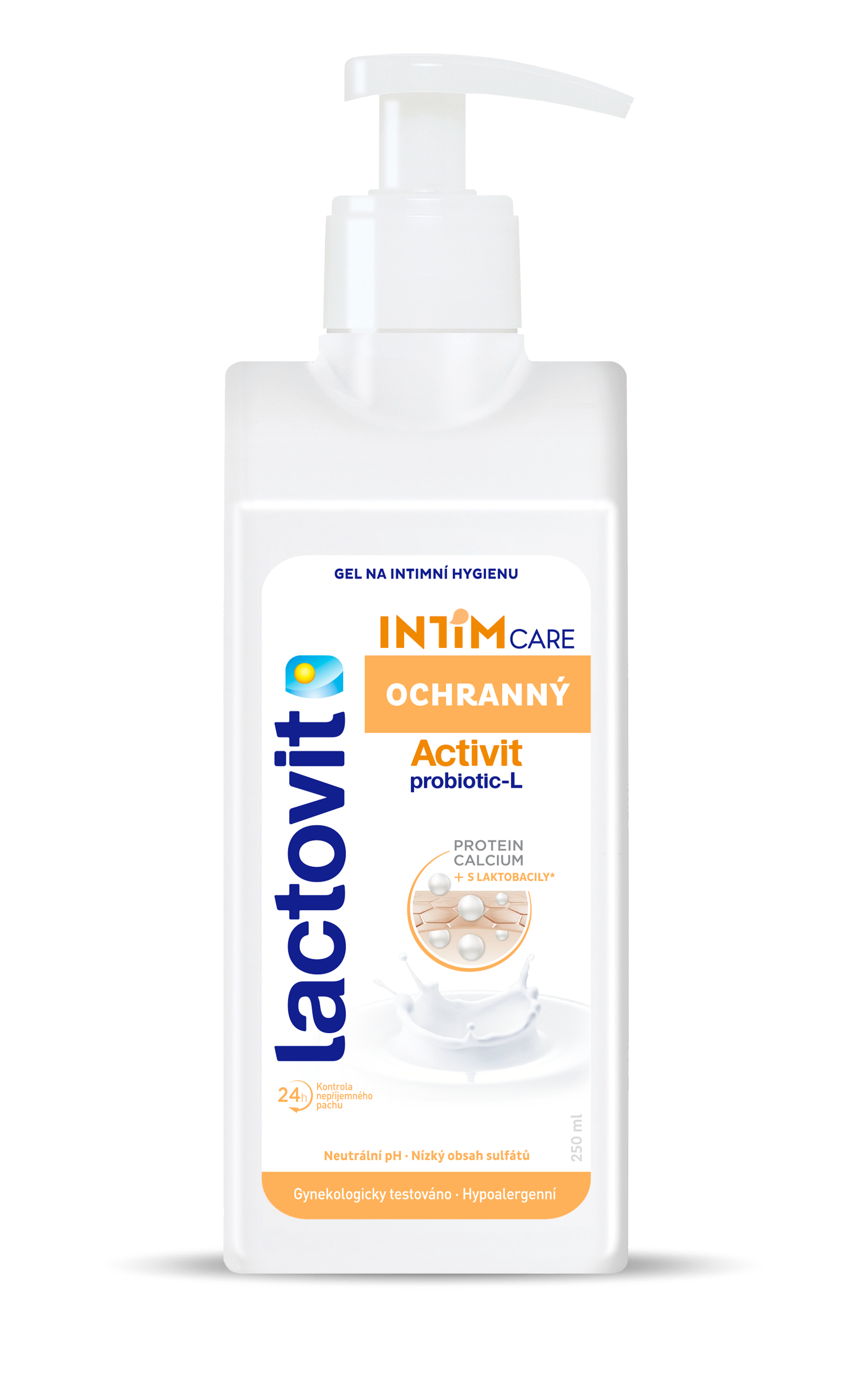 Lactovit intimní gel Activit 250ml