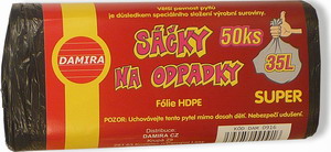 Pytle na odpad Damira 35l, 50 ks 0916