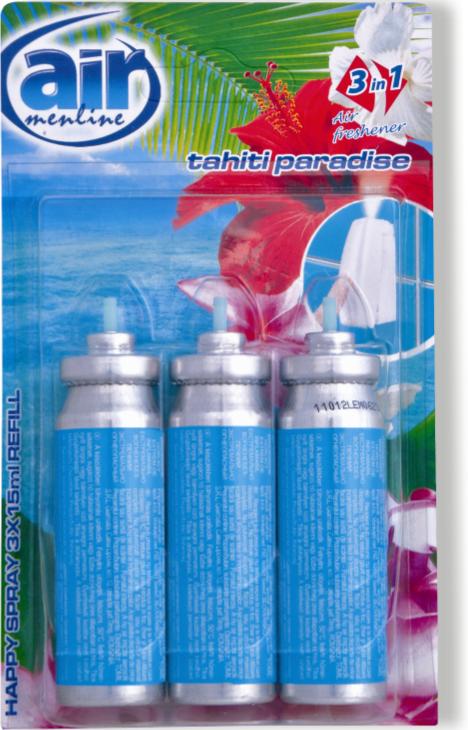 AIR menl.happy spray 3x15ml Tahiti náplň