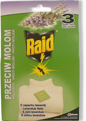 *Raid Moth sáček proti molům Lavander