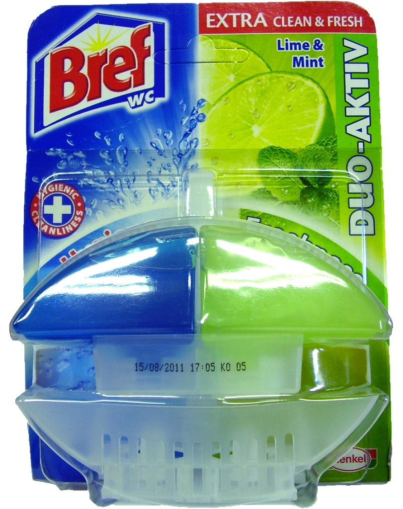 Bref WC gel Duo- Activ Lime komplet 50ml