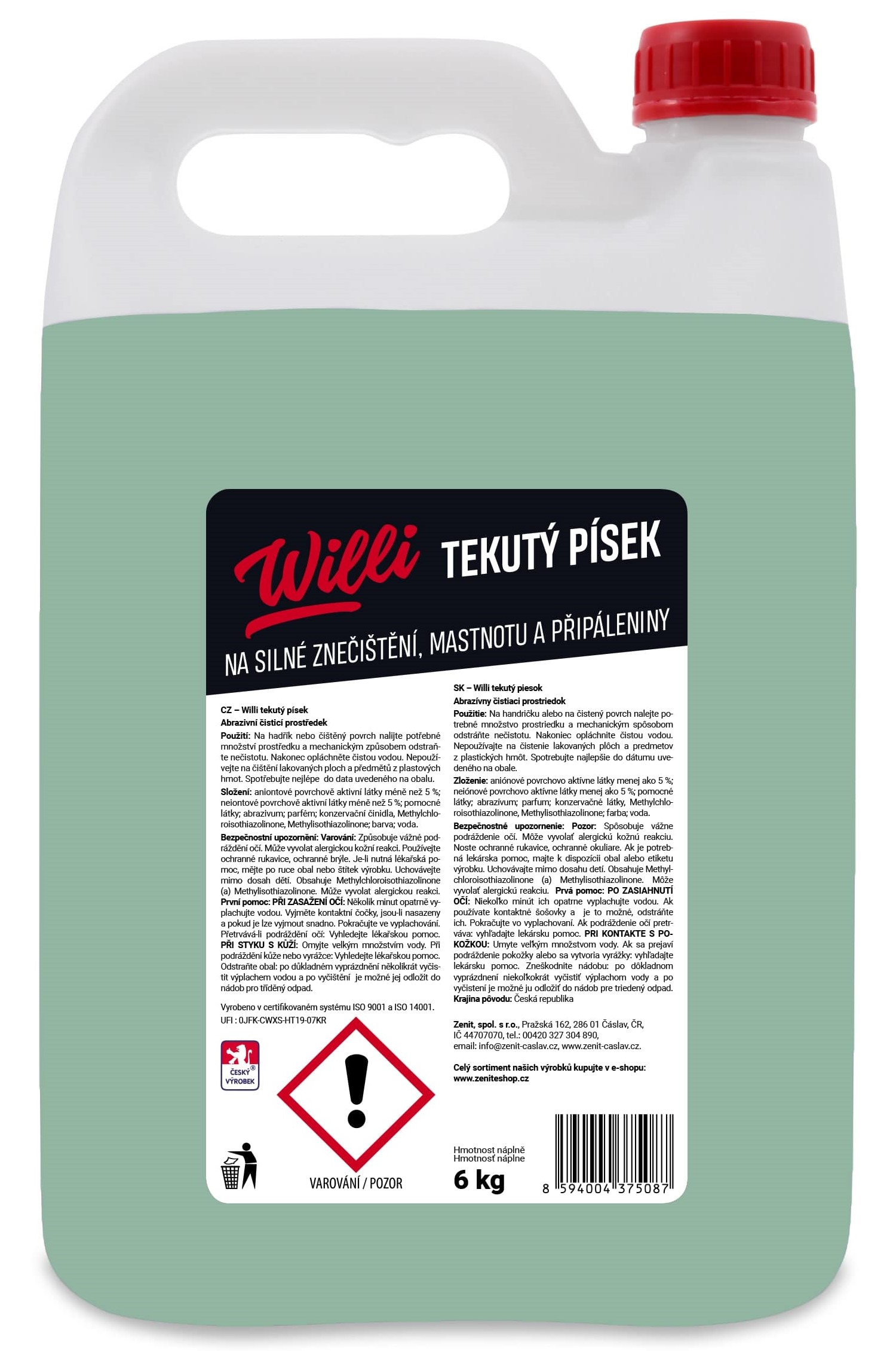 Willi tekutý písek 6kg