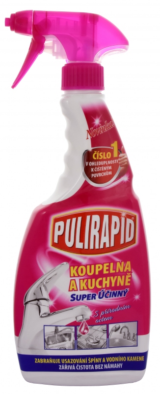 Pulirapid Koupelna a kuchyně s octem 500ml MR