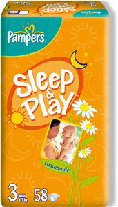 Pampers Sleep & Play Midi 58 ks