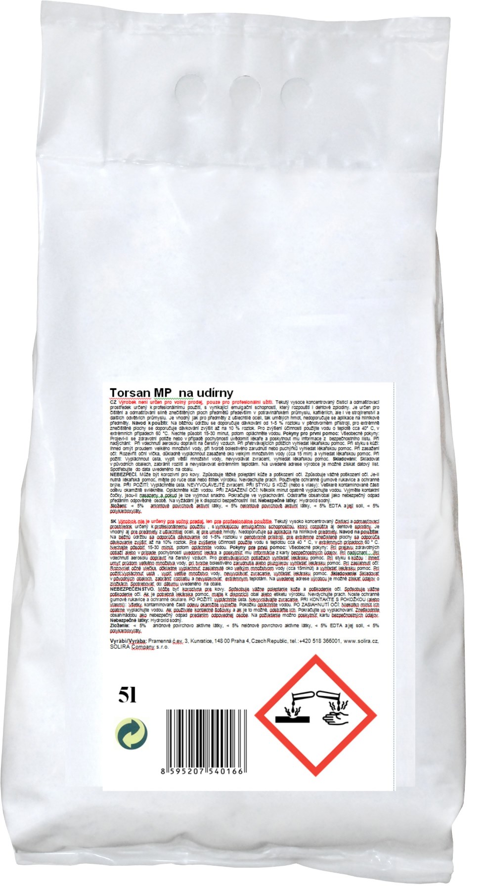 *Torsan MP 5l na udírny