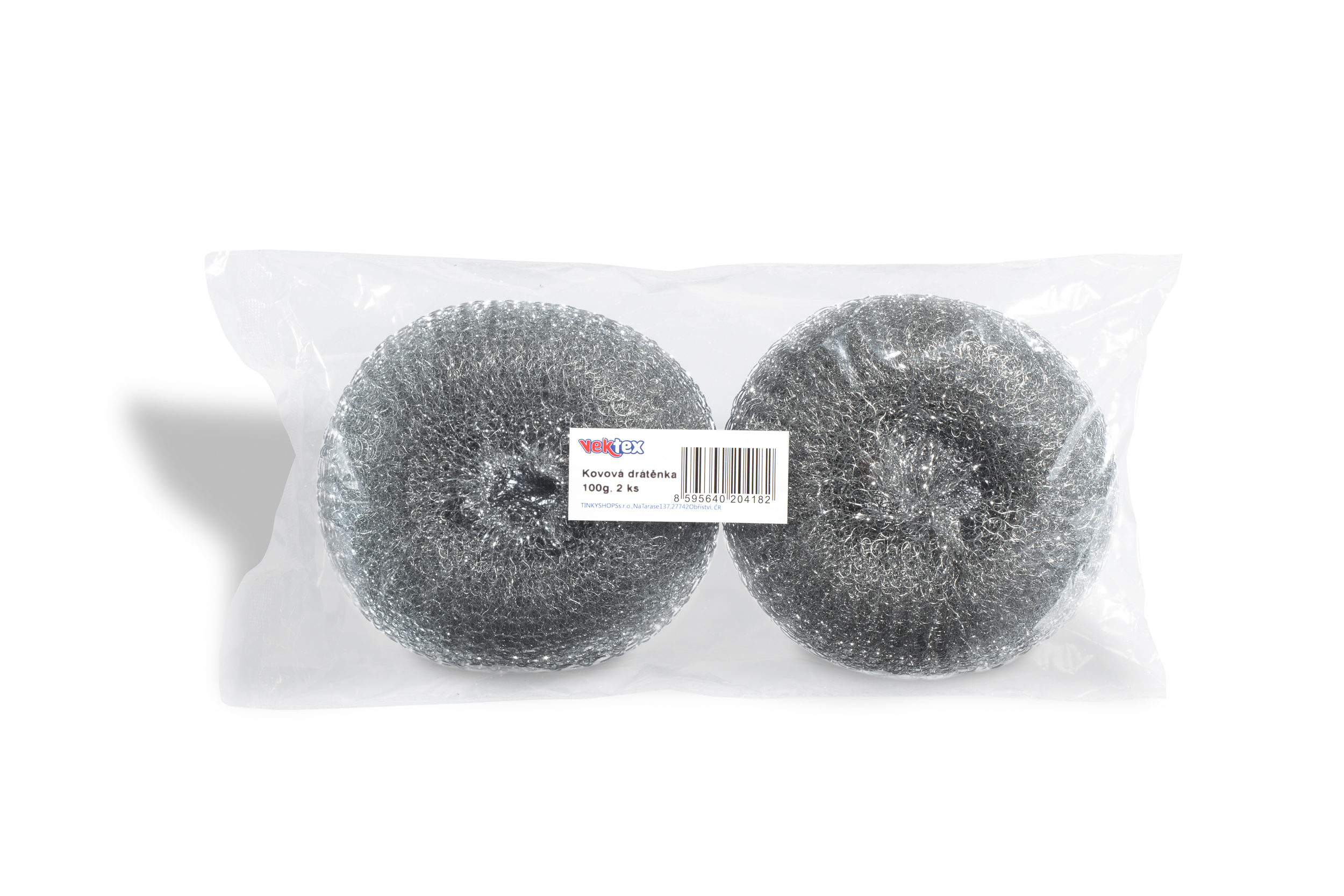 Drátěnka kovová 2ks Vektex 100g 20418