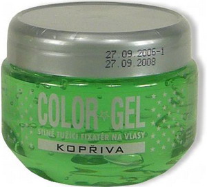 Color gel na vlasy Kopřiva 190g zelený