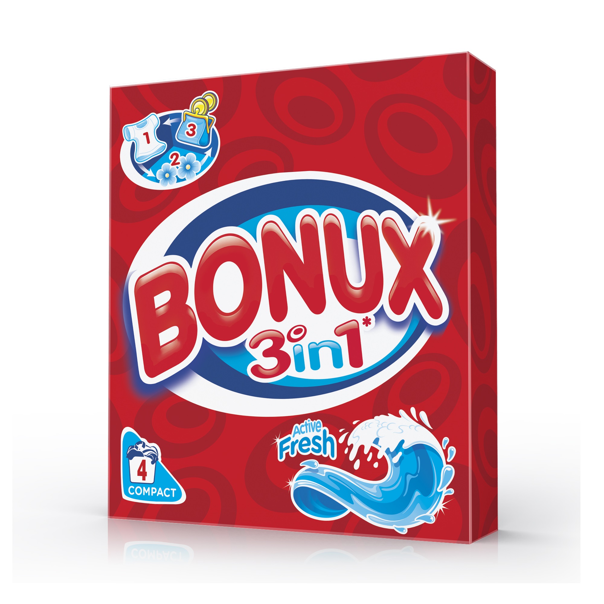 *Bonux 280g 4 dávky Active Fresh