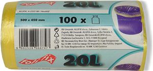 Pytle na odpad 20l/100ks žluté Folifix