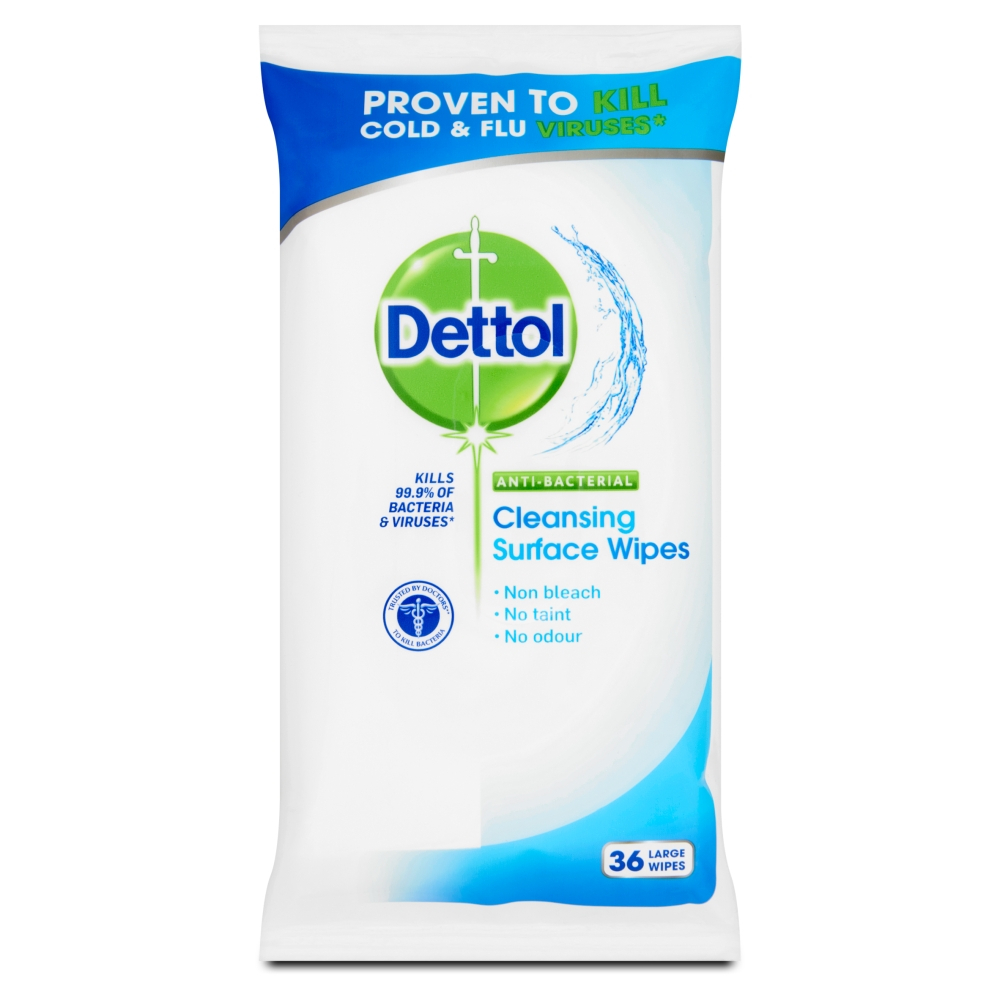 Dettol antib.ubrousky na povrchy originál 36ks