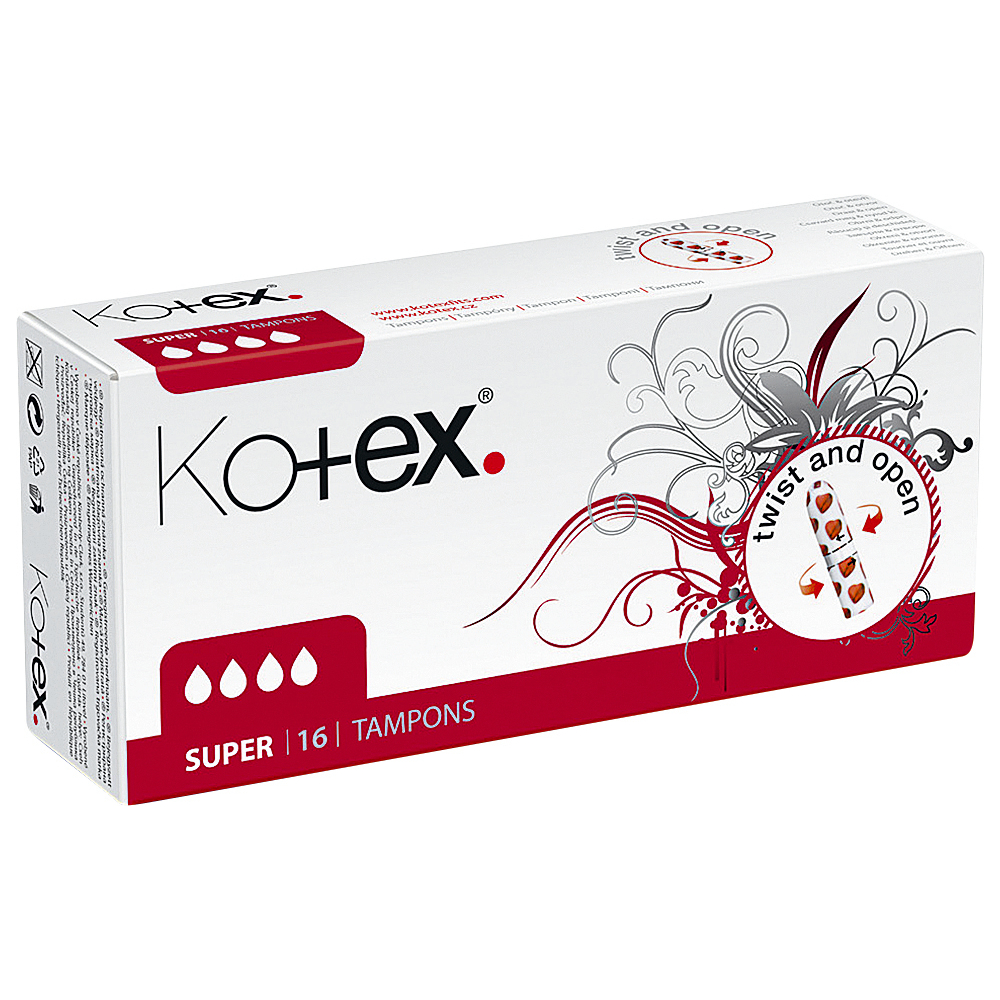Kotex Super tampony 16ks
