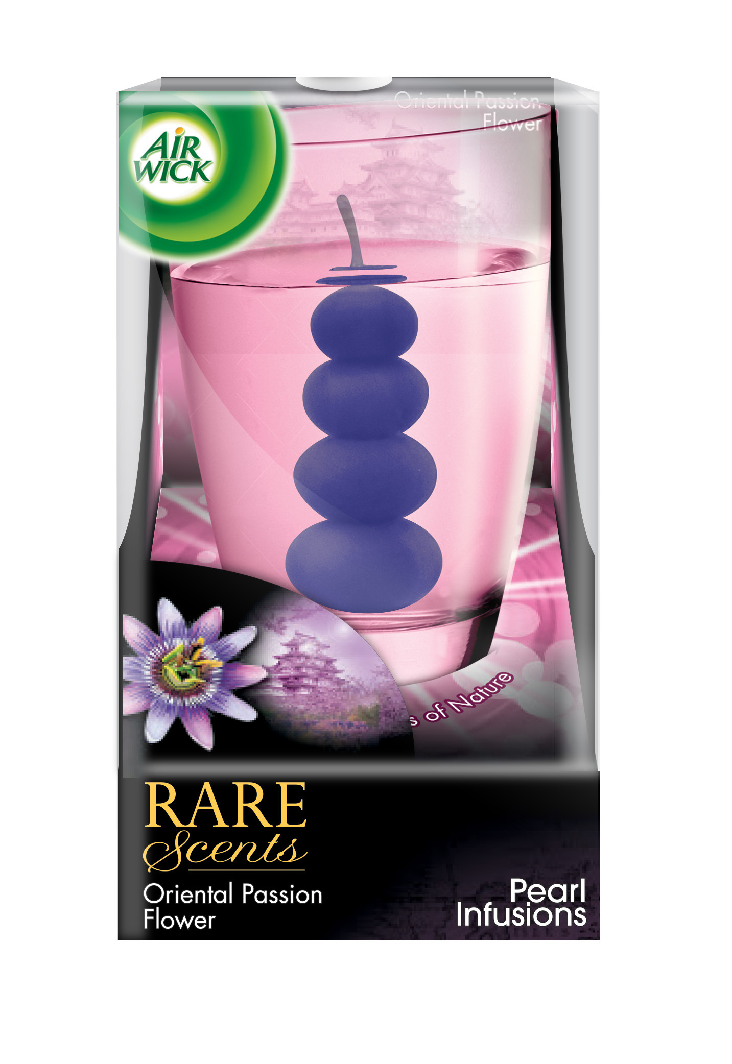 Airwick Pearl svíčka Orientální mučenka 120g