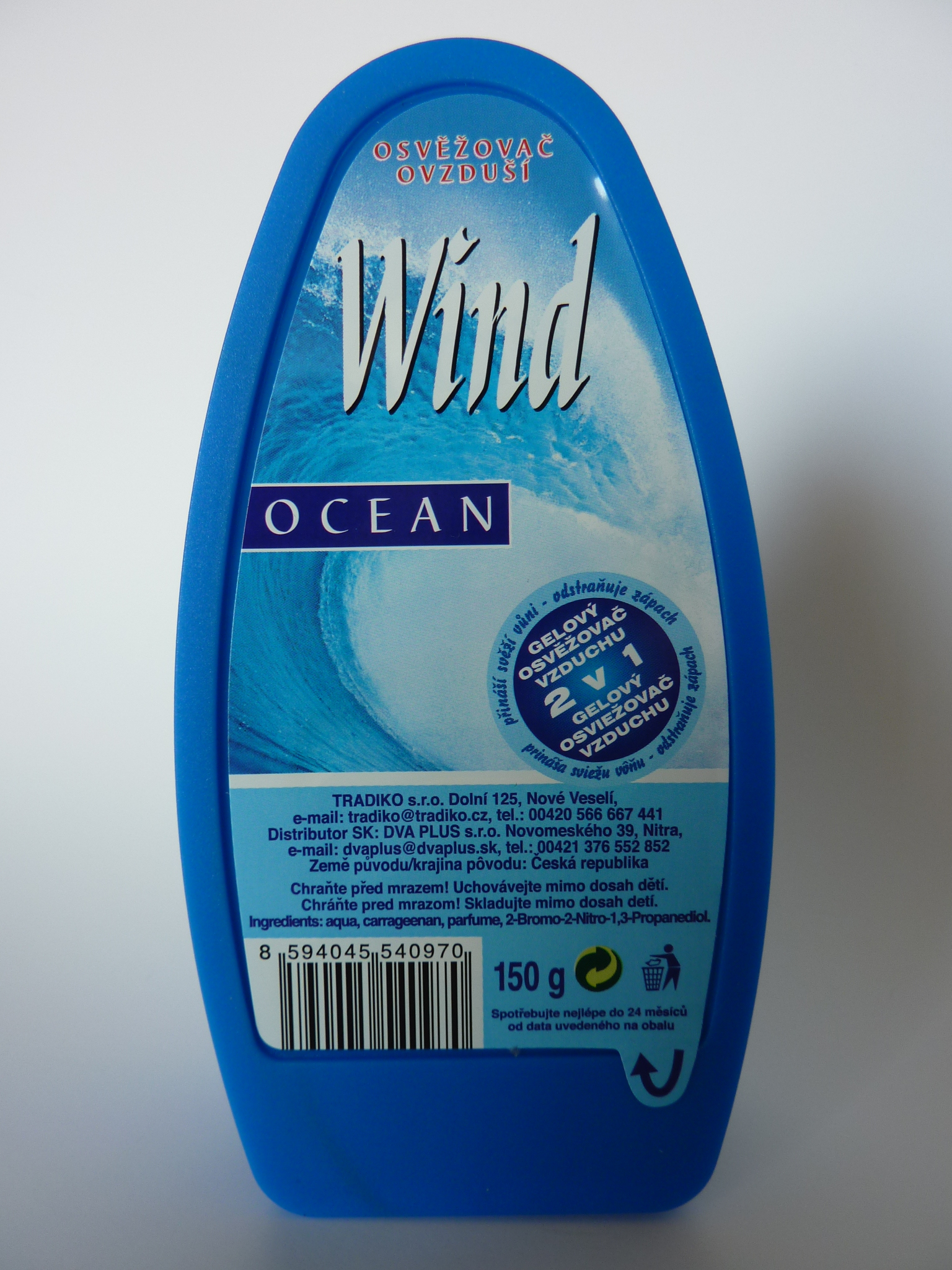 Wind gel osvěžovač 150g Oceán